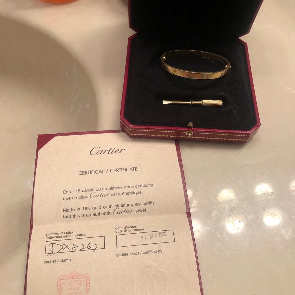 Cartier Love Bracelet Yellow Gold